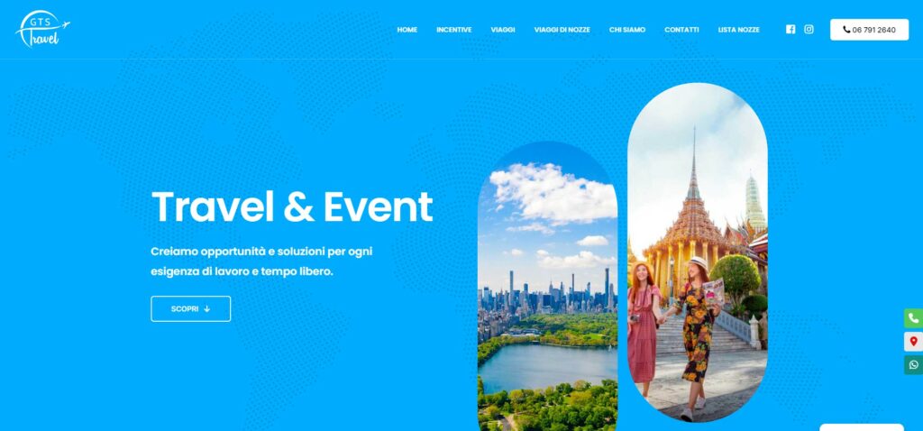 Sito web gts travel